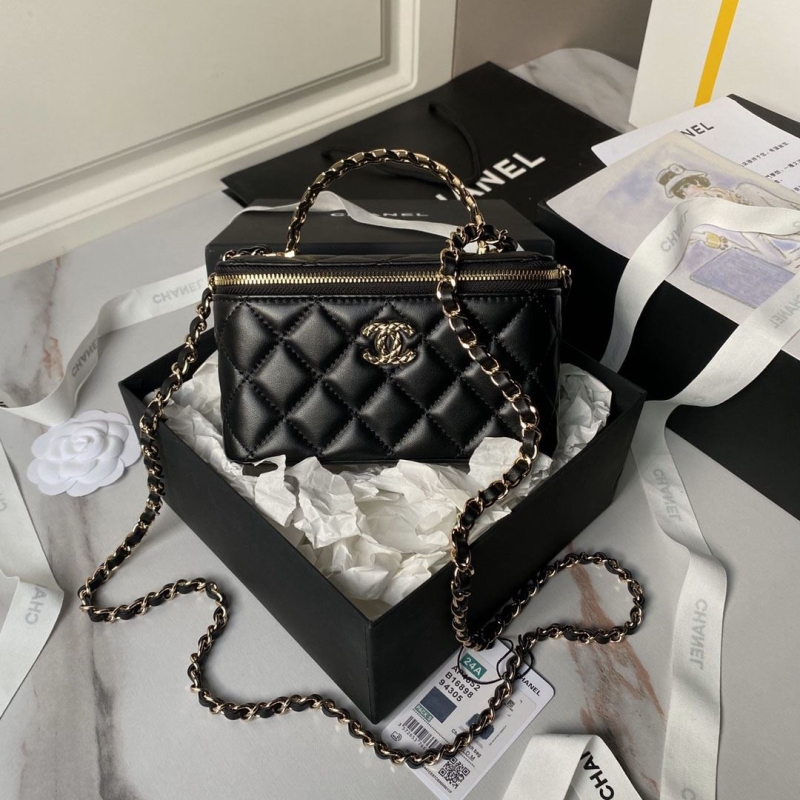 Ch*el cosmetic bags